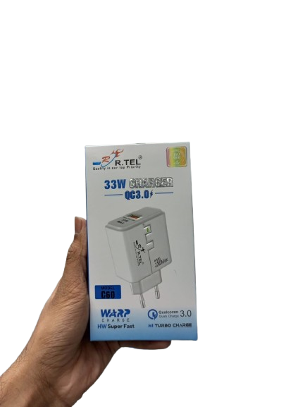 R.TEL R-C60 Turbo Charge 33W QC3.0 Warp Charger